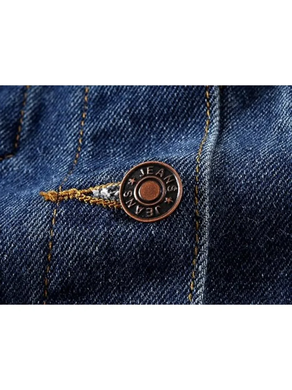 Pearls Beading Distressed Ripped Denim Jacket Long Sleeve Button Down Jean Coat